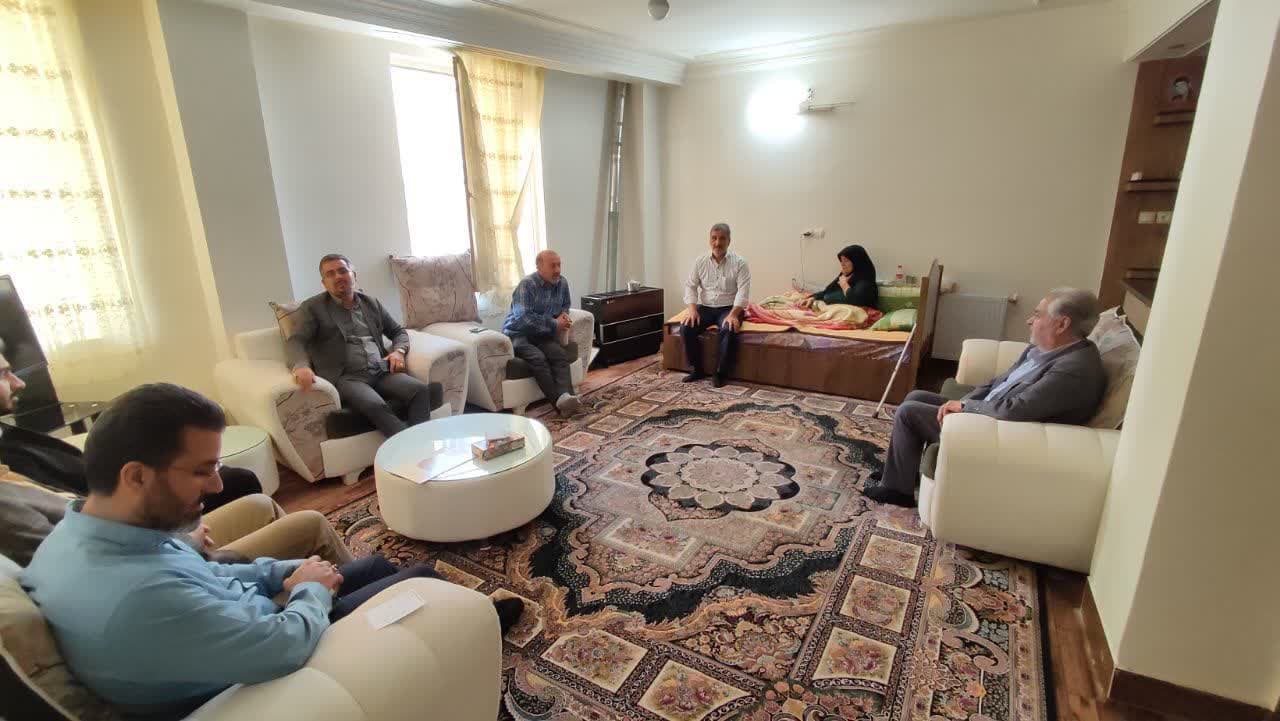 دیدار با خانواده های معزز شهیدان علی اصغر سلطانی و حسنعلی رجبی از شهدای هشت سال جنگ تحمیلی